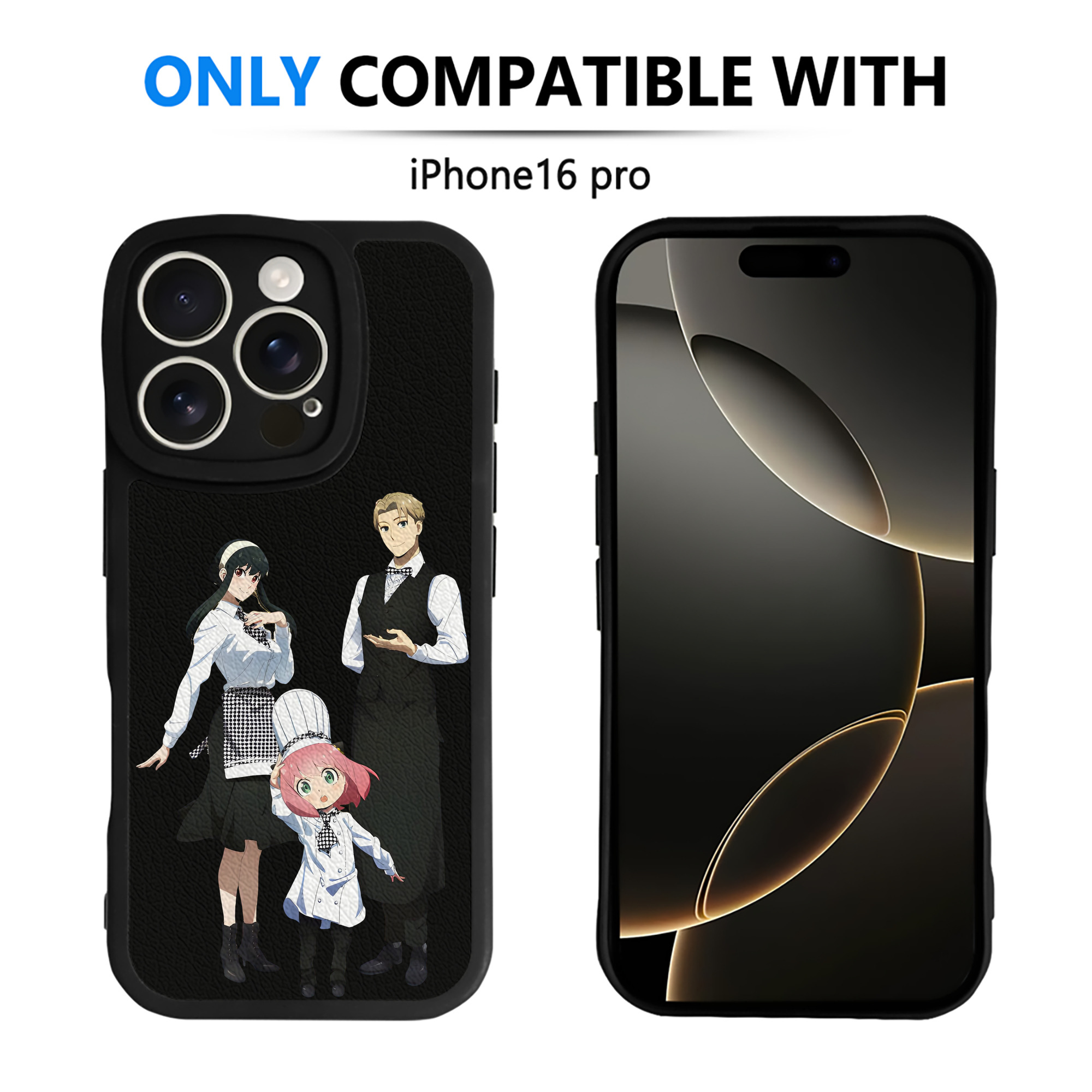 （画像用） SPY×FAMILY间谍家家酒 【iPhone 16シリーズ対応】シリコンスマホケース（レザー調） 材質：シリコン